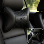 96 Pieces Car Headrest Neck Cushion Pillows with pattern (pack of 2 – Black)