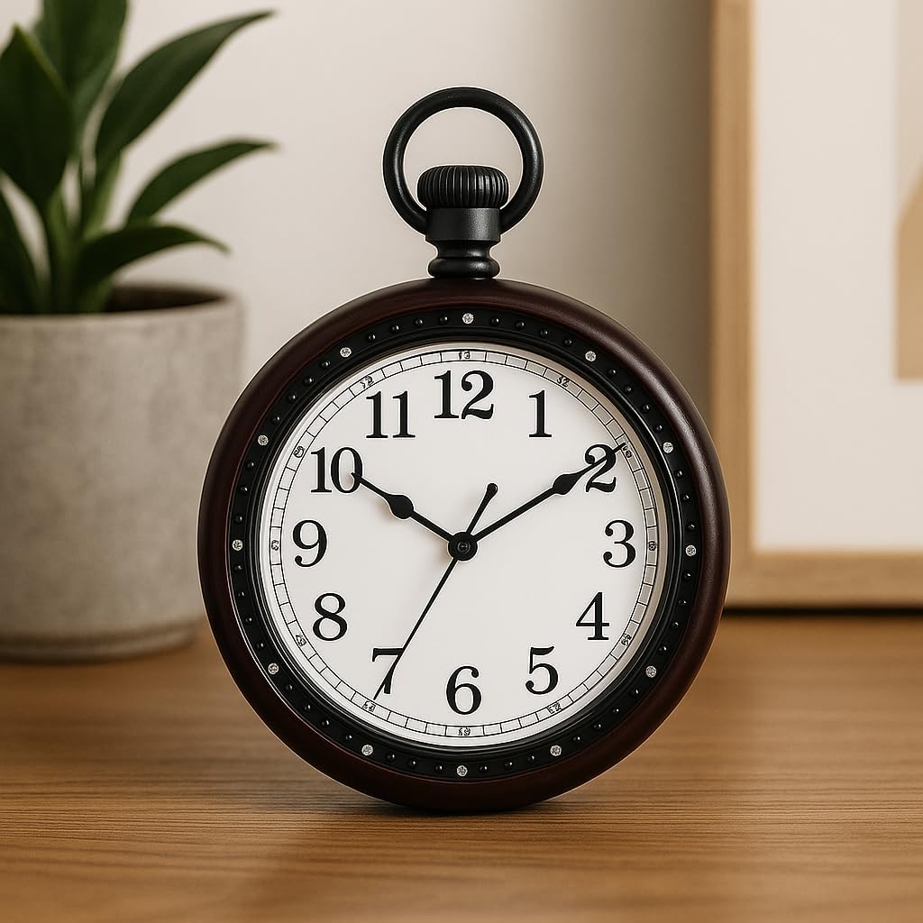 72 Pieces Elegant Hanging Model Wall Clock - Classics with Quiet Quartz Movement (Ideal for Living Room – Kitchen – or Office Decor)
