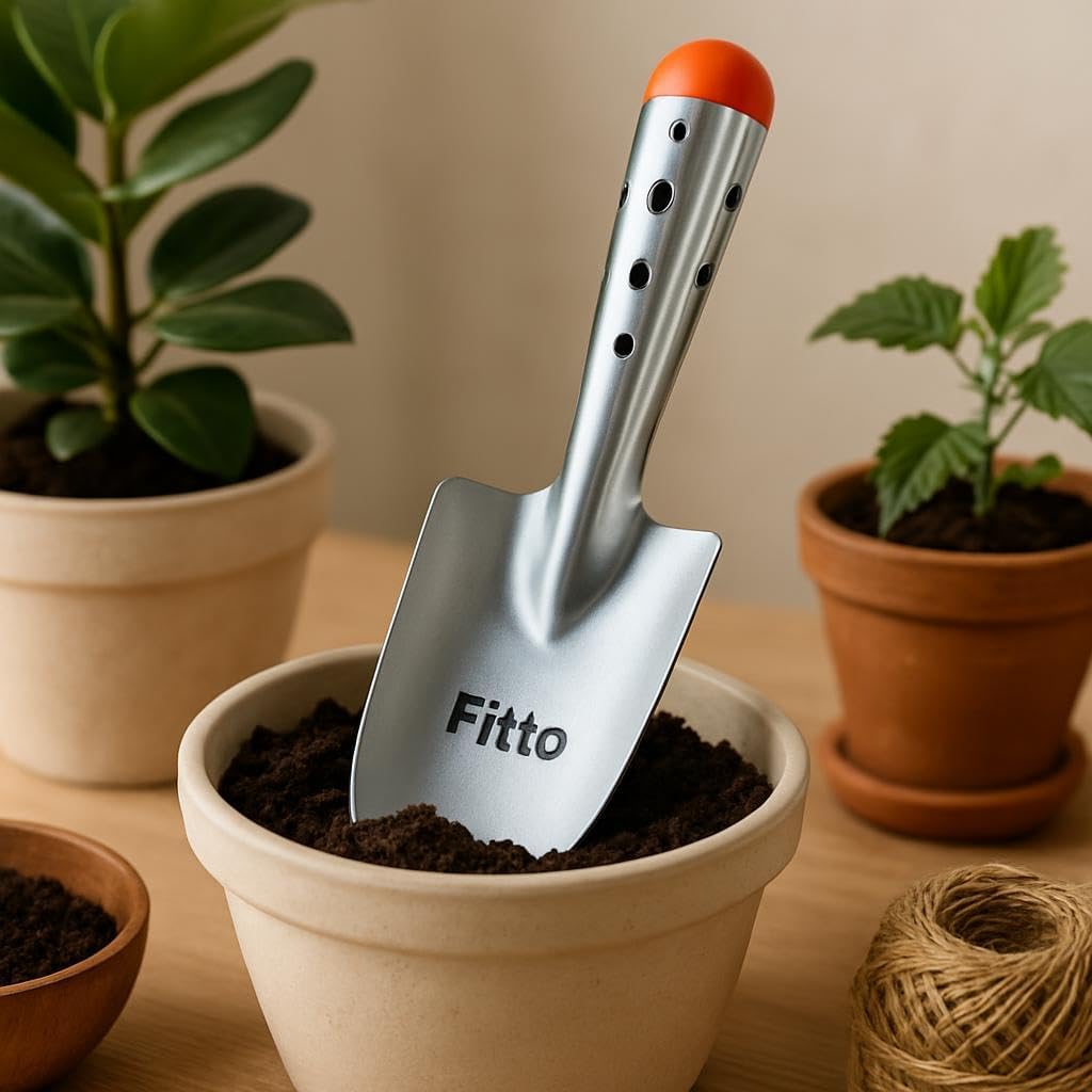 96 Pieces Metal Garden Trowels with Pointed Blade and Comfortable Grip