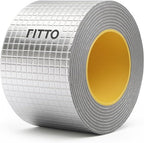 120 Pieces Aluminum Foil Butyl Tapes (5cm x 5m – Super Waterproof Tape for Roof Leaks – Surface Cracks – Window Seals – Boat Sealing – and Pipe Ruptures)