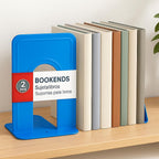 96 Pieces Bookends 2 Piece Sets (19x12.6cm Blue for Home and Office Organization)