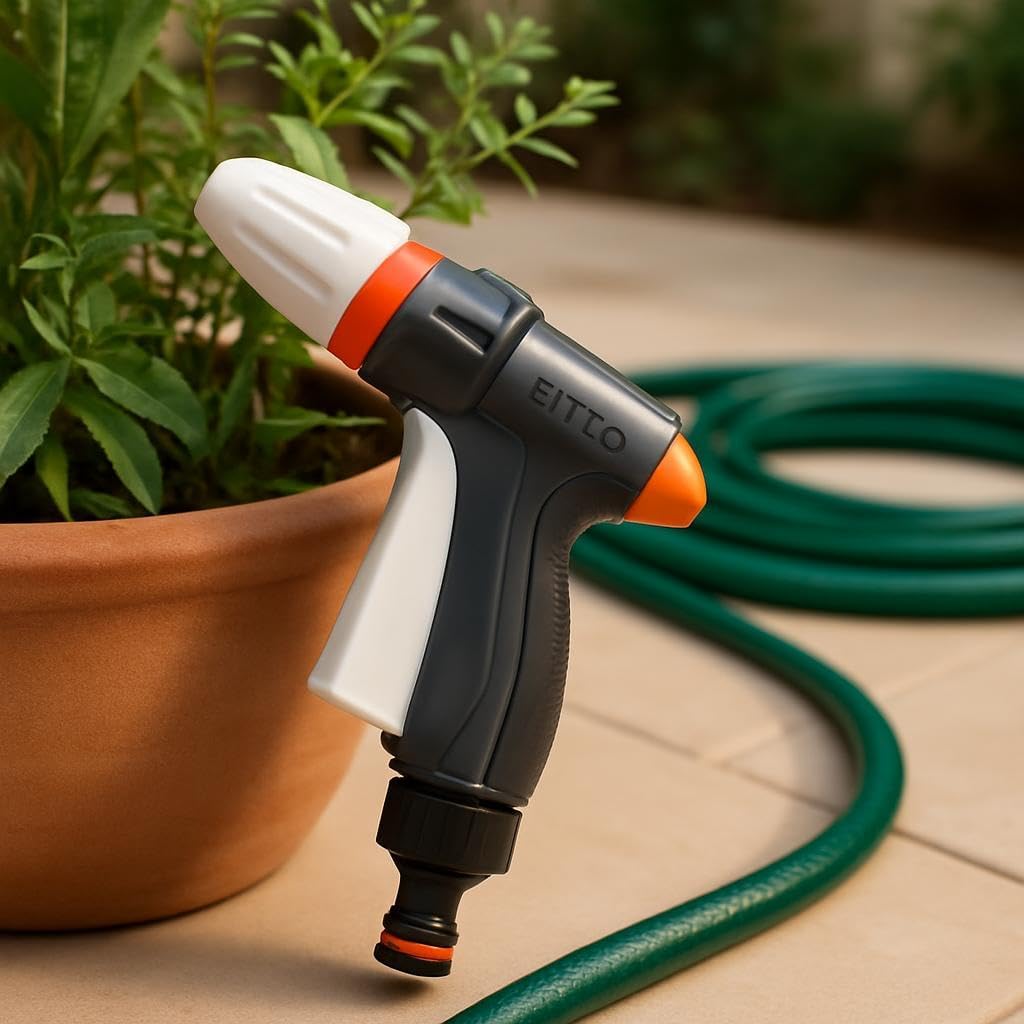 96 Pieces Garden Hose Spray Nozzles with Trigger Handle and Adjustable Rotating Head