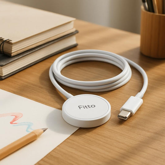 Magnetic Fast Wireless Charger to TYPE C Cable 1m USB-C Mobile Charging Cable