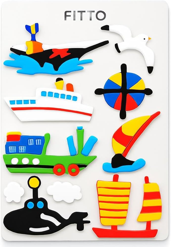 Watercraft Series Sticker 17.7x11.2cm – Nautical Decal for Boats & Marine Decor