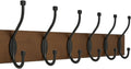120 Pieces Wall-Mounted Farmhouse Coat Racks (5 Hook Barnwood Coat Storage for Entryway – Bedroom – and More)