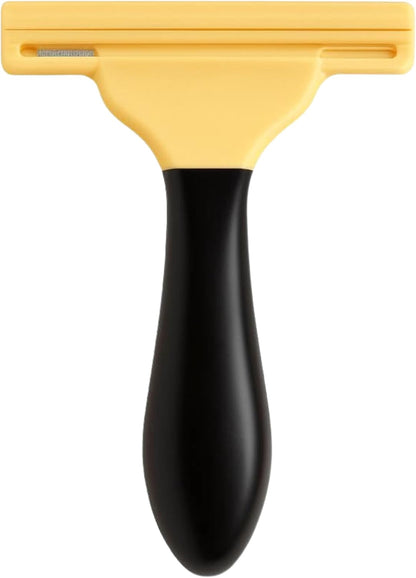 Pet Hair Removal Brush Yellow 15x10.7cm - Reusable Fur Remover for Dogs Cats, Lint & Sofa Brush, Deshedding Grooming Tool