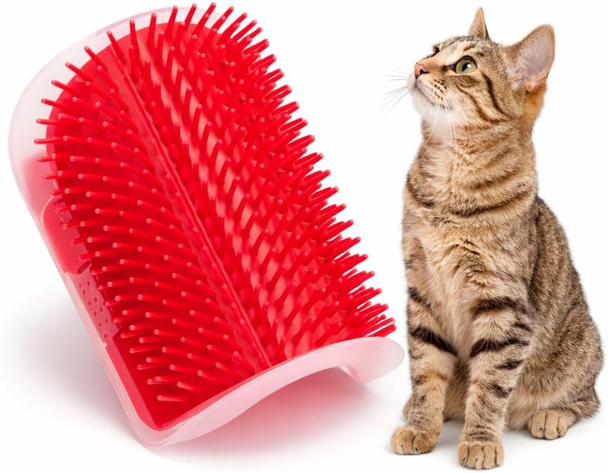 Cat Scratcher - Red - Durable and Engaging for Cats