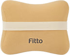 96 Pieces Car Neck Pillows (Soft Slow-Rebound Memory Foam Headrest – Biege)