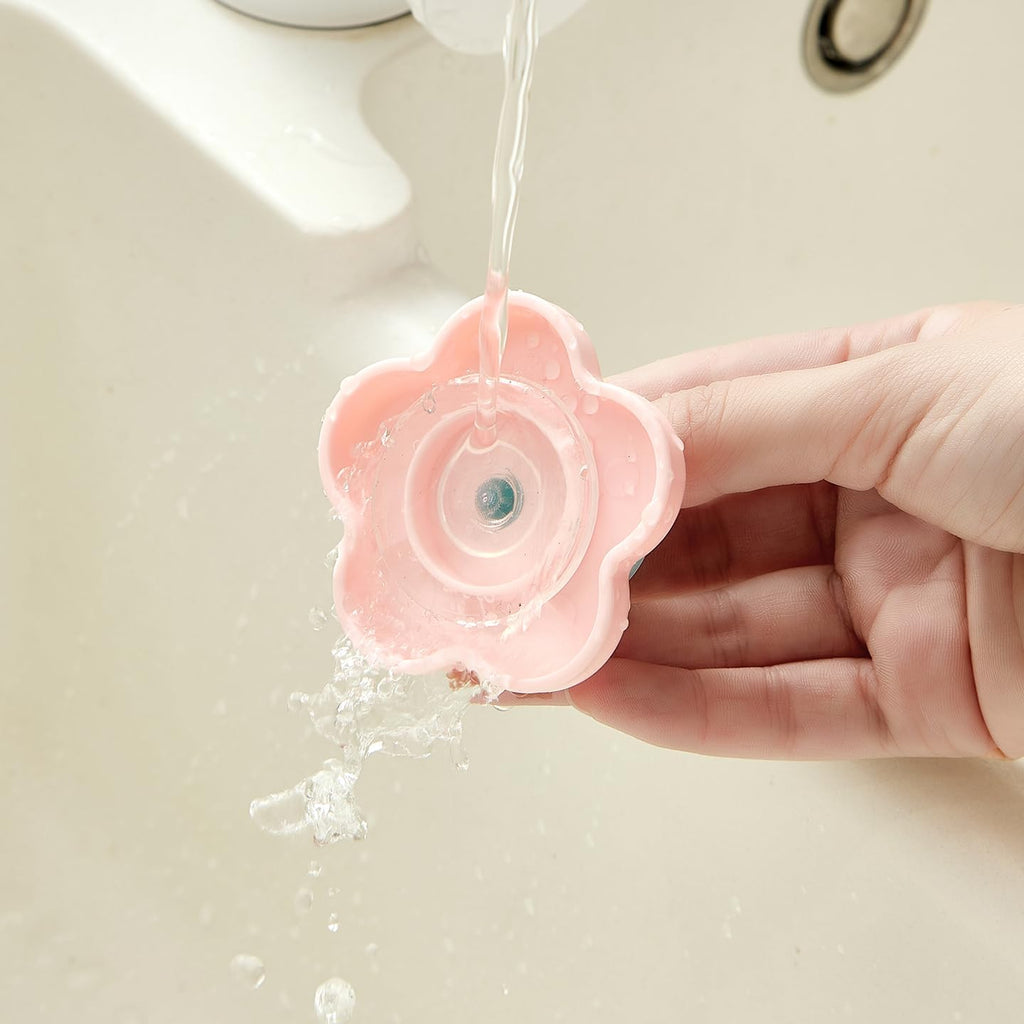 240 Pieces Flower Suction Cup Hooks (Decorative Rose – Pack of 2 Pink Design)
