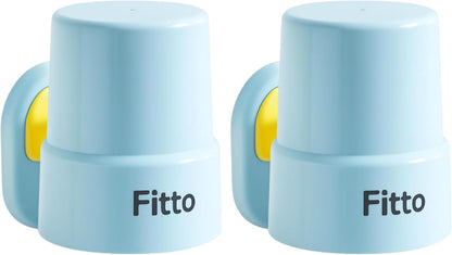 Suction Cup Toothbrush holder – Space-Saving Design – Pack of 2, Blue