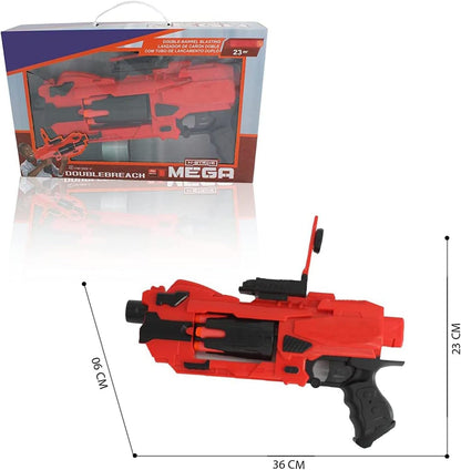 Automatic hand blaster gun with 20 soft blasters, 6-dart rotating drum, Gift for Youth, Teens, Adults