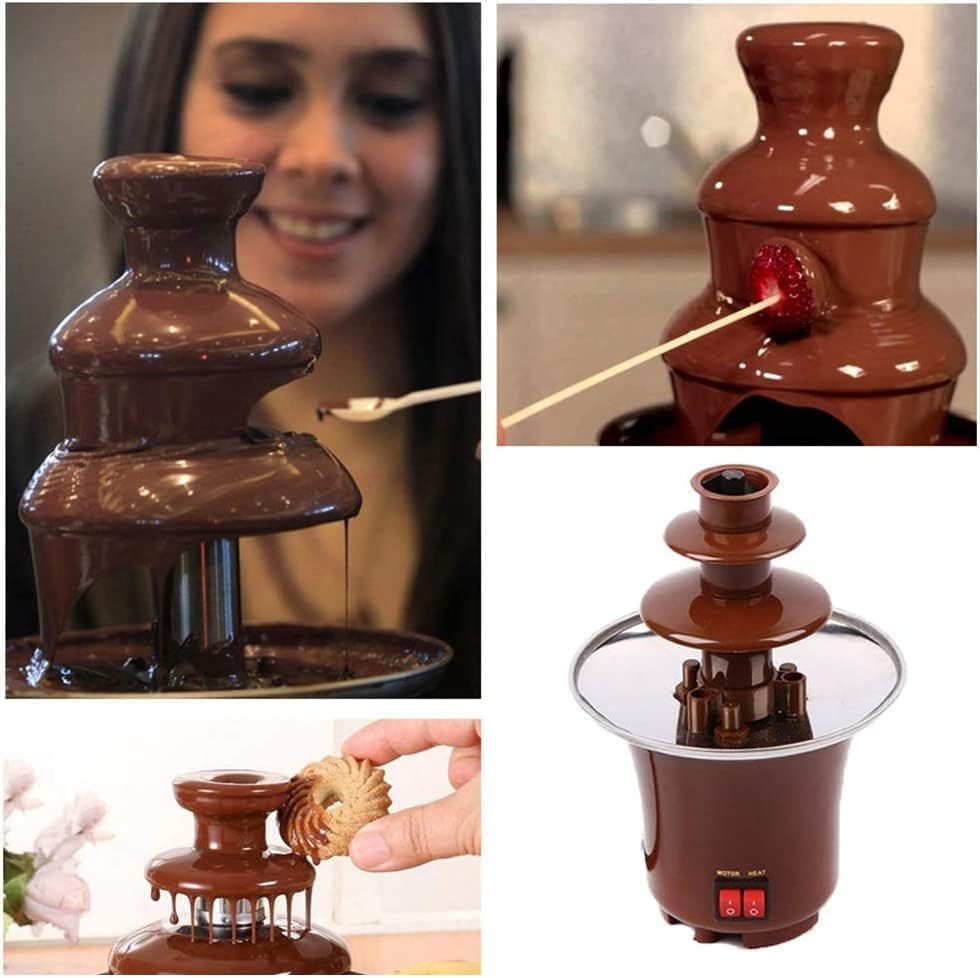 60 Pieces Three Layer Chocolate Fountains (Melting Machine with Heating Function – Chocolate Fondue Tempering Machine for Party & Household Use)