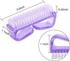 144 Pieces 4 Pack Handle Grip Nail Brushes (Fingernail Scrub Cleaning Brushes for Toes and Nails Cleaner – Ergonomic Handle for Easy Cleaning – Gentle yet Effective Scrub for Nails – Feet – and Hands (Assorted))