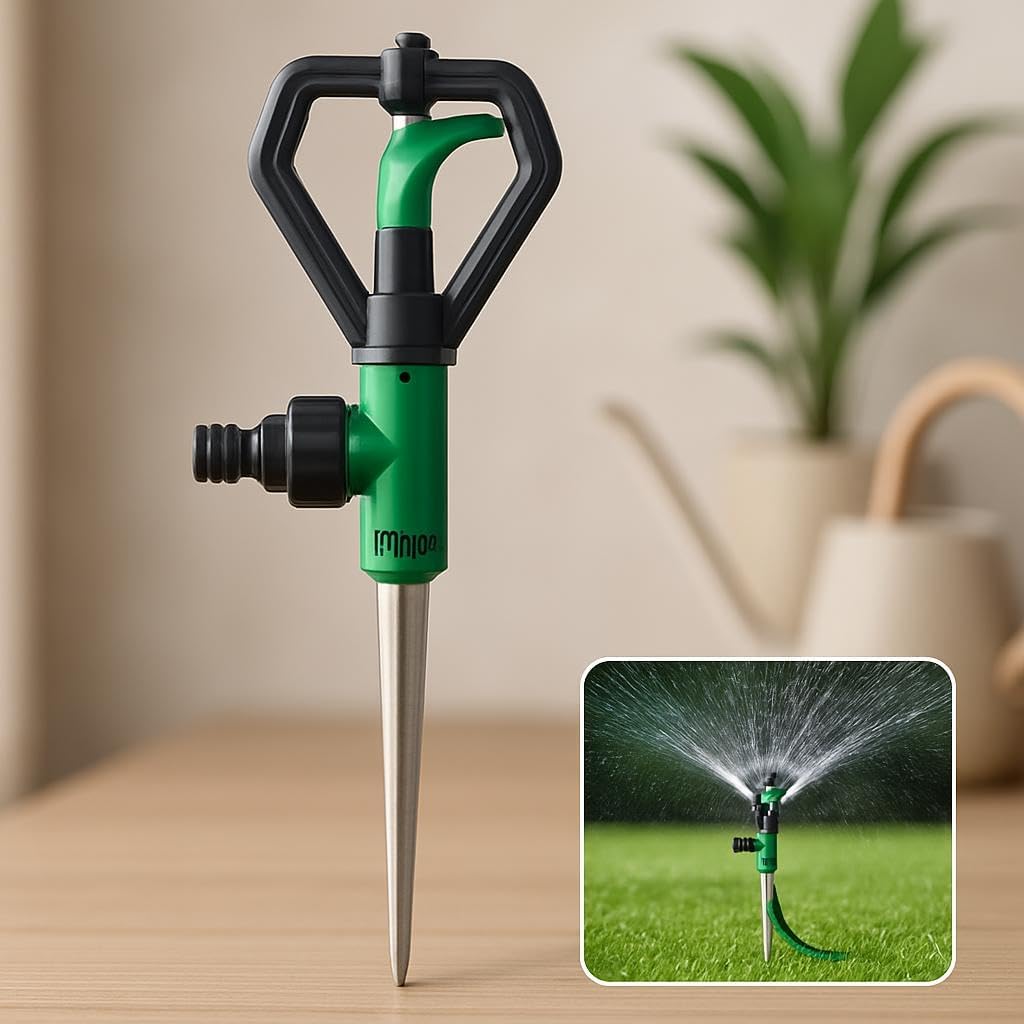 96 Pieces Adjustable Impulse Sprinklers with Metal Spike for Garden and Lawn Watering