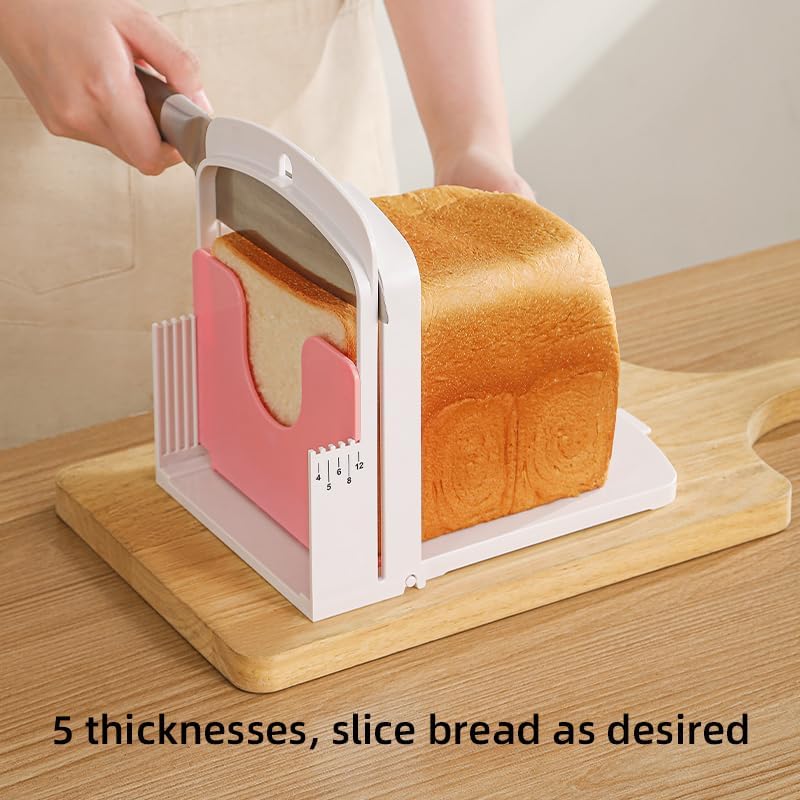 96 Pieces Wall-Mounted Bread Slicer - Compact Pink ands