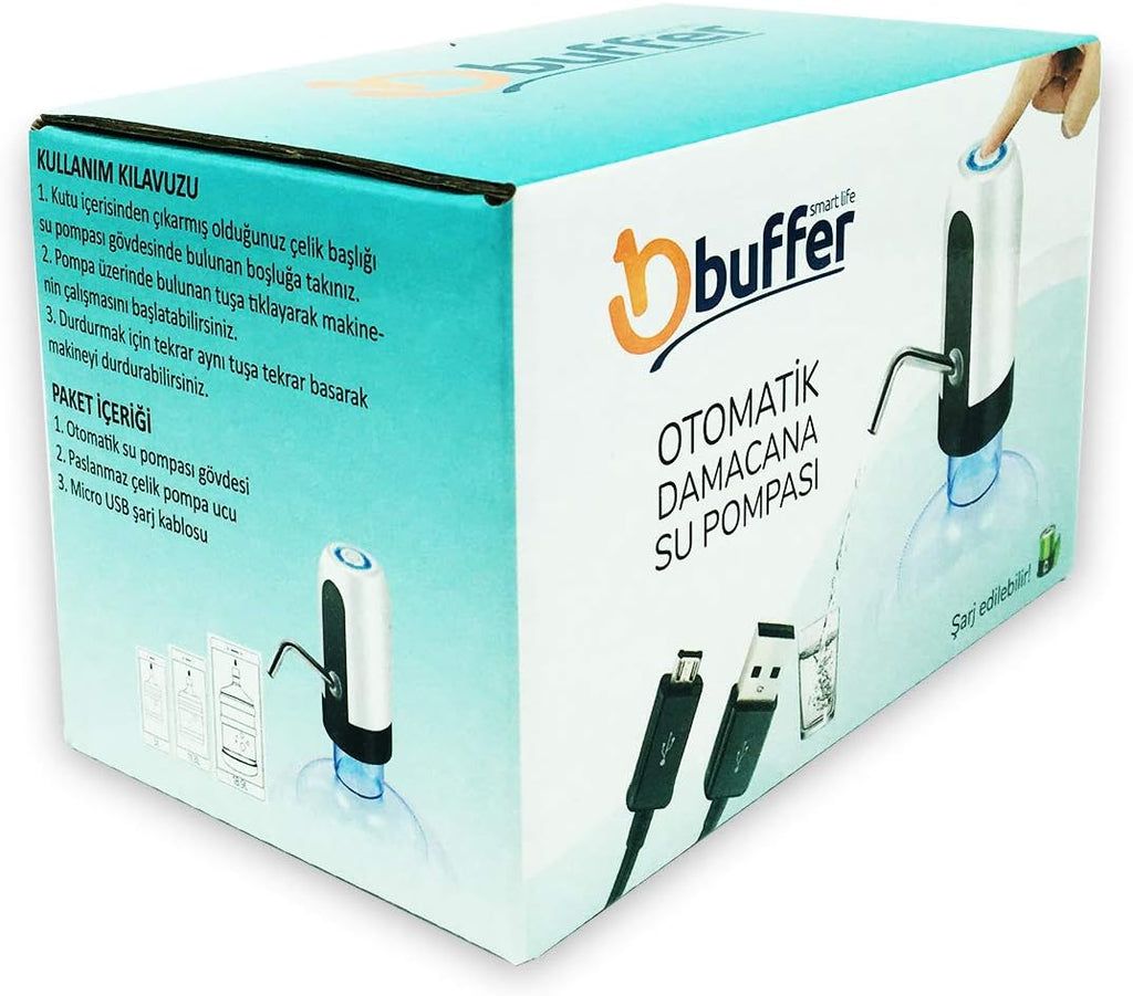 96 Pieces Water Bottle Pumps (Automatic – USB Charging – For 3-5 Gallon Bottle – Portable – For Outdoor Home Office)