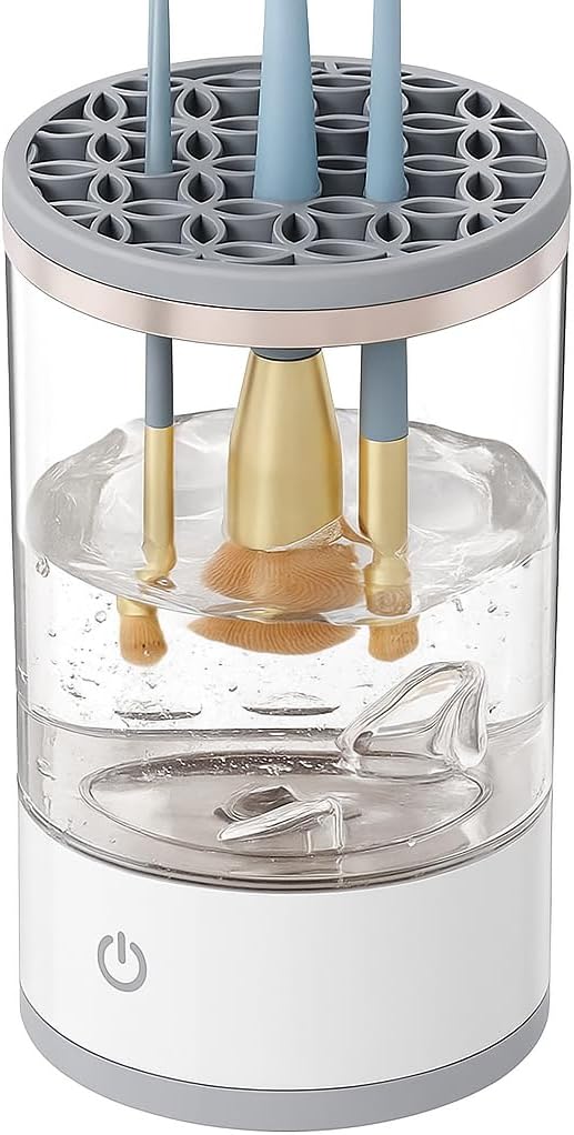 72 Pieces Brushly Pro Automatic Spinning Makeup Brush Cleaners (Sonic Vibration Deep Cleansing Machine for All Brush Sizes)