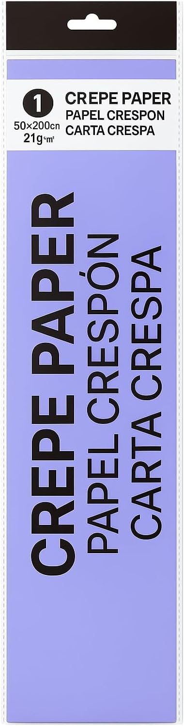 Crepe Paper 200cm x 50cm Violet for Crafts, Decorations, Art Projects