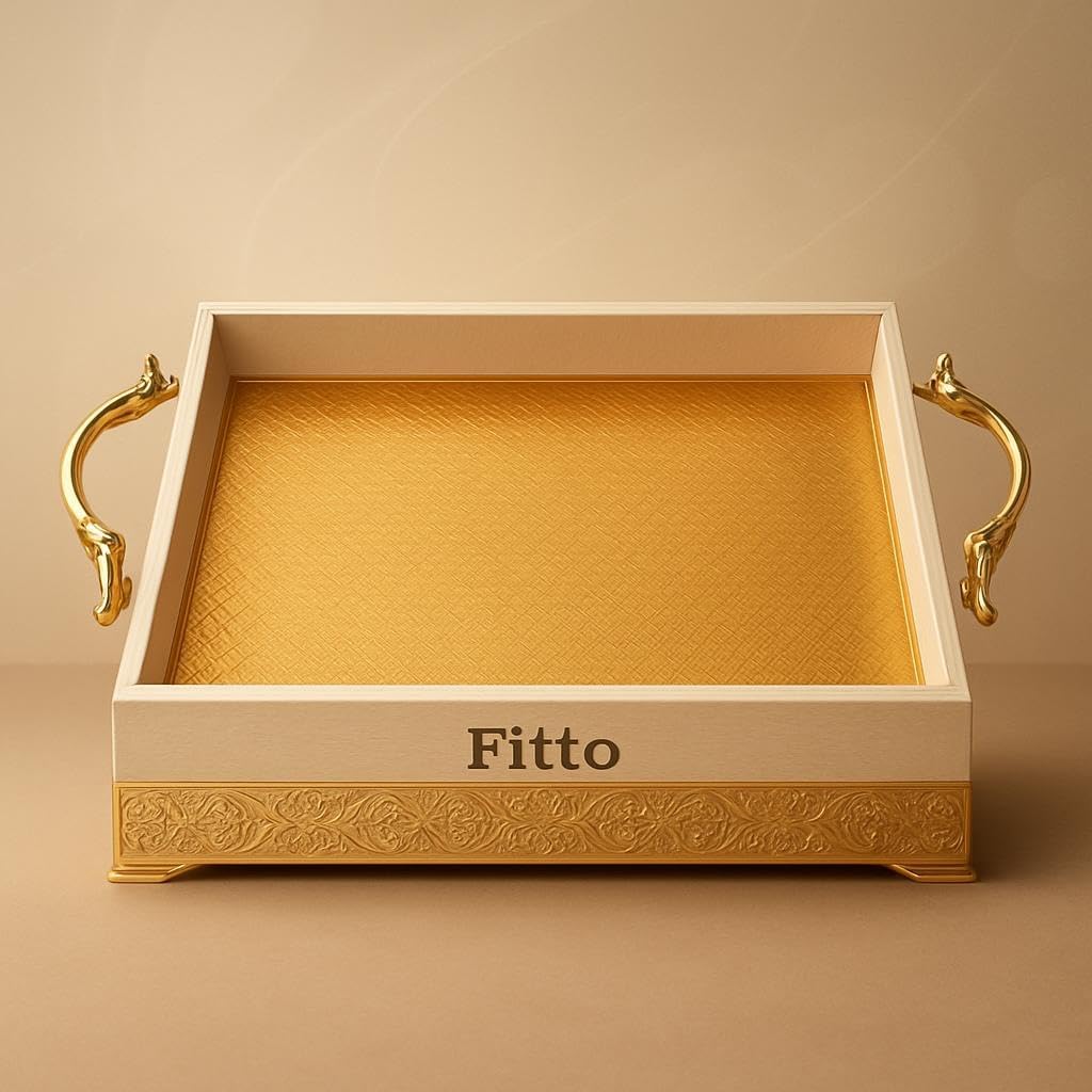 Stylish Serving Tray 36x26cm - Elegant Home Table Decor