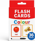 120 Pieces Color Series 36 Sheets Flash Cards (12x7.7cm)