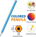 96 Pieces 24 Pieces (2.6mm Color Pencils 17.5cm 24 Colors for Drawing & Sketching)