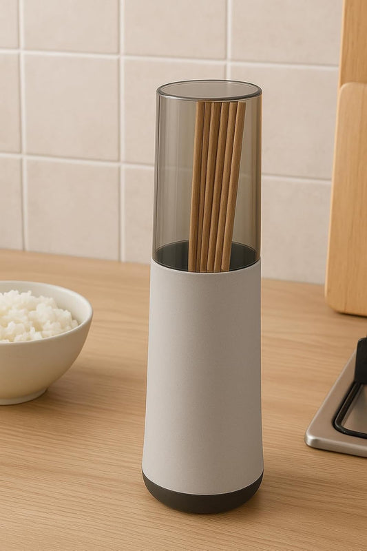 Chopsticks Holder Rest – Plastic Kitchen Draining Chopsticks Cage for Neat Storage and Easy Access