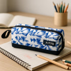 96 Pieces Blue Pencil Pouches (20.5x6.5x5cm – Trendy Stationery Bag)