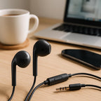120 Pieces 3.5mm In-Ear Earphones with Microphone and Controller for Android and Computer