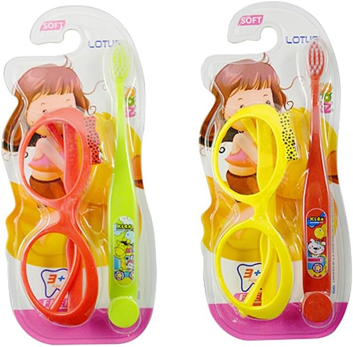 240 Pieces Children's Toothbrush Sets with Sunglasses (Mixed Colors)