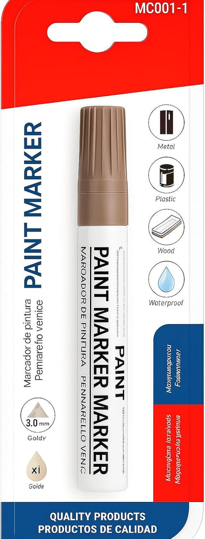 Paint Marker 14.5 cm Brown 3 mm Tip for Art, Craft, DIY Projects