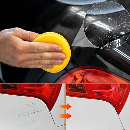 Car Scratch Repair Wax – Premium Polishing Wax Kit with Sponge & Wipe – 120ML Scratch Remover for Vehicles – Long-Lasting Shine & Protection