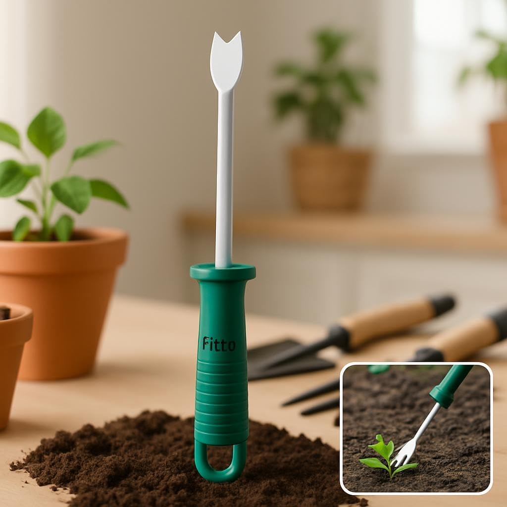 120 Pieces Green Hand Tools with Forked Tip for Prying and Digging