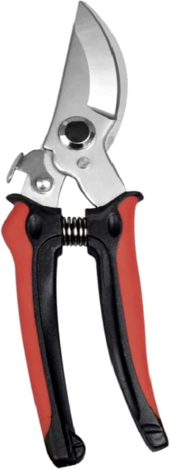 72 Pieces Garden Shears with Metal Blade and Red Rubber Grips for Pruning
