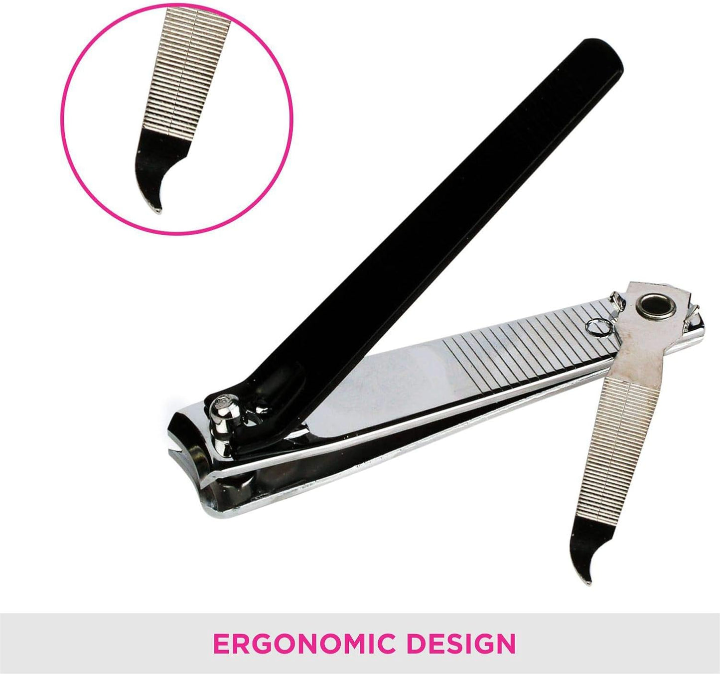 Large Nail Clipper, Vega Product, Black, 1 Pcs