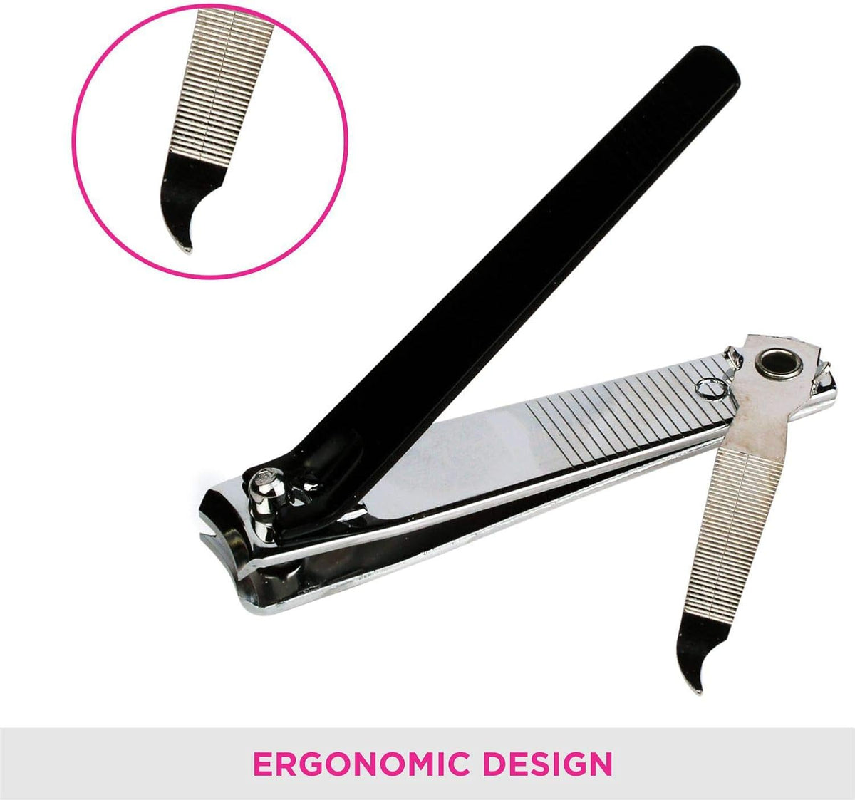 240 Pieces Large Nail Clippers (Vega Product – Black – 1 Pieces)