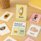 120 Pieces Daily Necessities Flash Cards 36 Sheets -s (11.7x7.8cm)