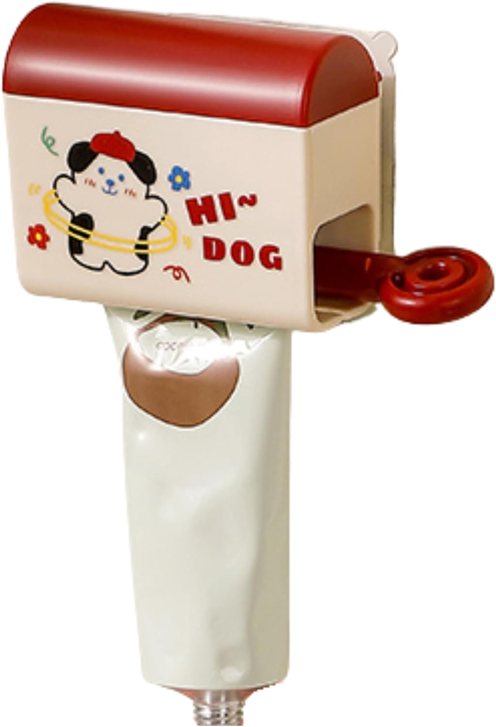 Toothpaste Squeezer – Red and Cream Color