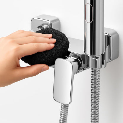 Textured Scrubbing Cloth – Multi-Purpose Cleaning Pads – Black & White – 20.2g – Polyurethane + PET + Polyester – Single Pack