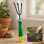 96 Pieces Ergonomic Garden Cultivators with 3 Sharp Curved Tines for Weeding and Soil Loosening