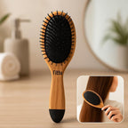 96 Pieces Wooden Paddle Hair Brushes for Men & Women (Brown)