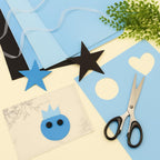 120 Pieces EVA Sponge Sticker 10 Pack A4 Skies (21cm x 29.7cm for Crafts and DIY Projects)