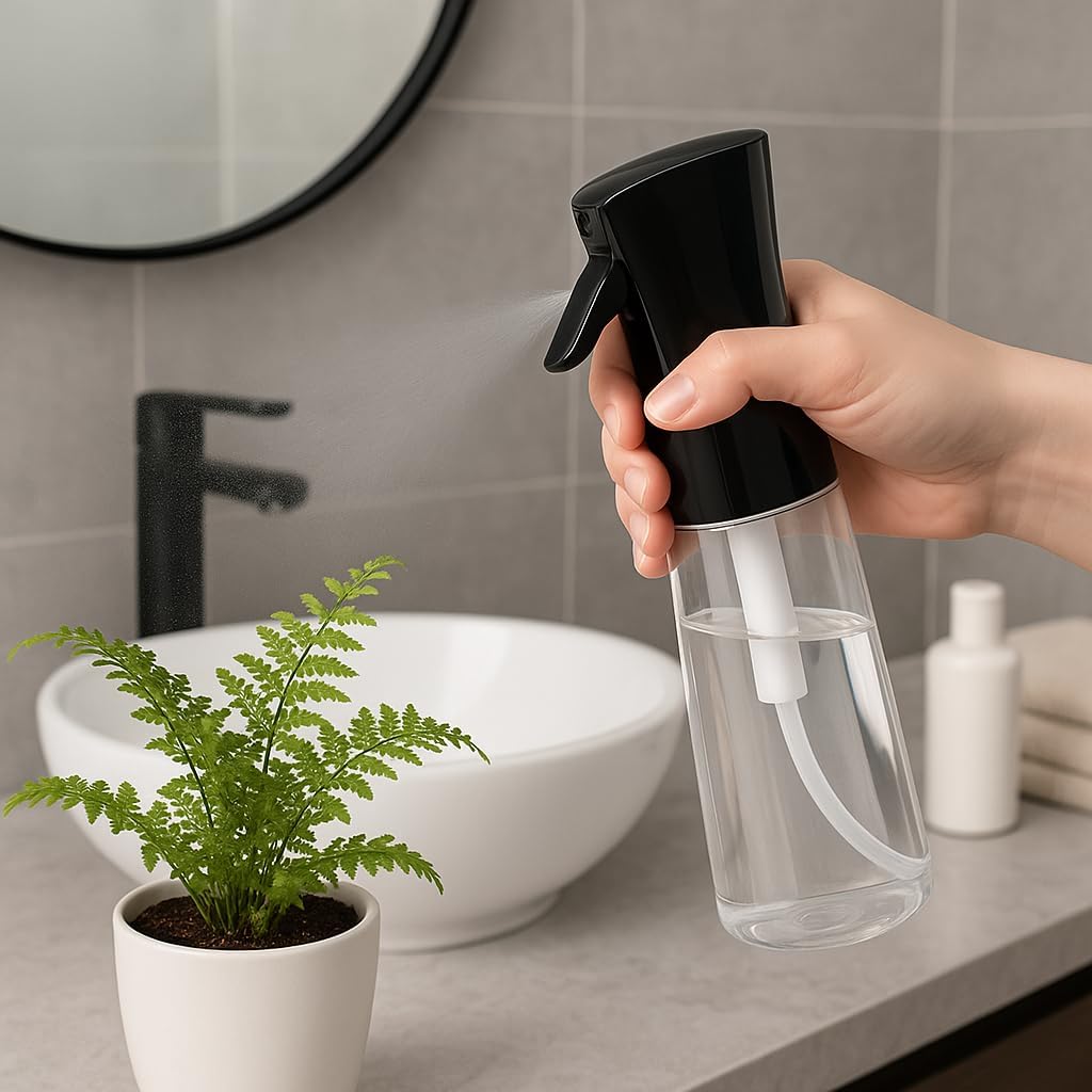 96 Pieces Empty Clear Spray Bottles (300ml - Continuous Mist Spray Water Bottle for Hair – Face – Plants – Cleaning – and More - Refillable – Leak-Proof – and Durable Design)