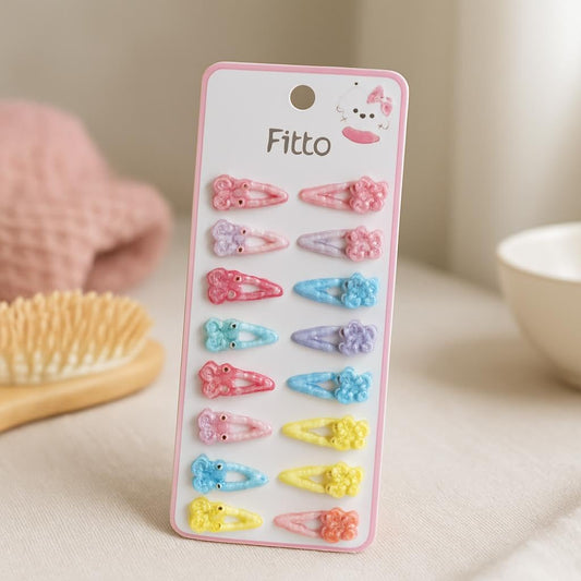 Mini Plastic Hair Clips, Pack of 20, Assorted Colors for Everyday Use