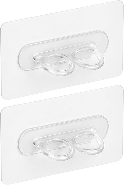 Double Hole Transparent Hook for Bottles - 2 Pieces