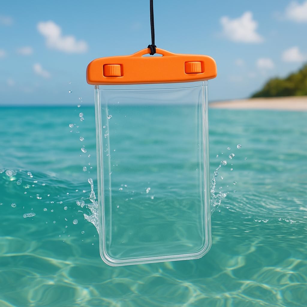 144 Pieces Universal Waterproof Phone Dry Bag Cases (Swimming – Underwater Mobile Phone Holder Cover – IPX8 Aqua Protection for Smartphones & Accessories)