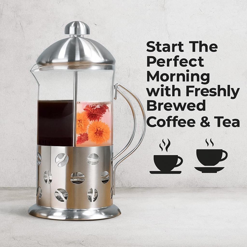 96 Pieces Makers (Stainless Steel Insulated Coffee Press – 304 Grade – 3-Level Filtration System – Dishwasher Safe – 600ml)