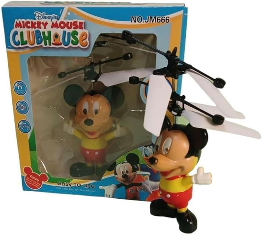 Fitto Micky Cartoon Helicopter Toy – Fun & Interactive Toy for Kids, Light Up Rotors, Safe & Durable, Educational Play for Boys & Girls, Perfect Birthday Gift for Toddlers & Preschoolers