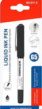 144 Pieces Liquid Ink Pens (0.5mm – 14cm – Gray – Smooth Writing – Office & School Supplies)