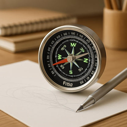 60mm Stainless Steel Compass Drawing Tool