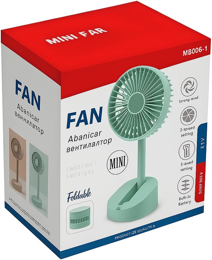 96 Pieces Portable Mini USB Fans (Compact Desk Fan for Office – Home – Travel – Assorted Colors)